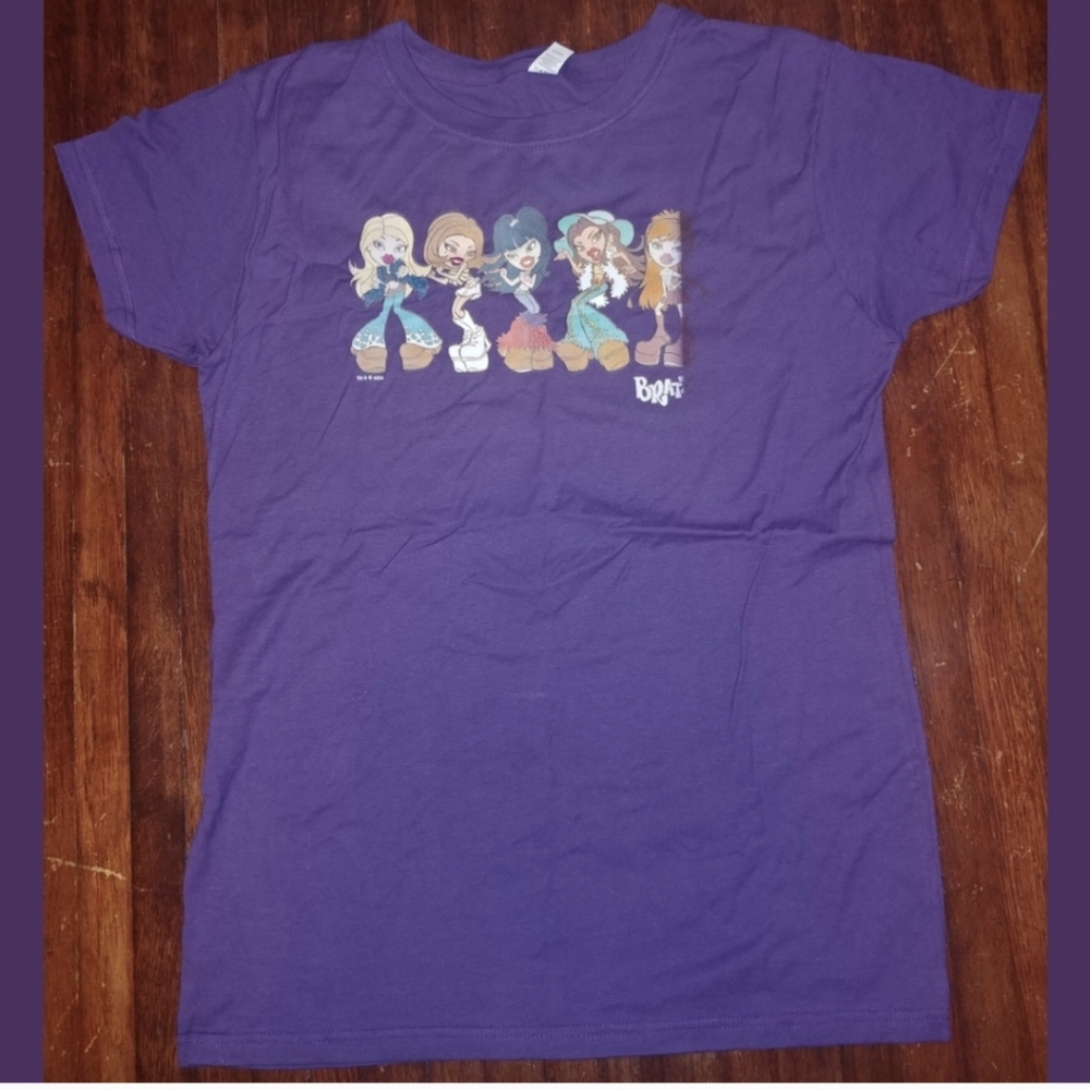 NWOT Hot Topic Bratz Doll Y2K purple graphic tee